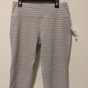 Vicinity Black and White Black Patchwork Leggings